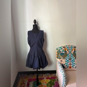 Anthropologie (Maeve) Mini Bubble Dress with Side Cut Outs